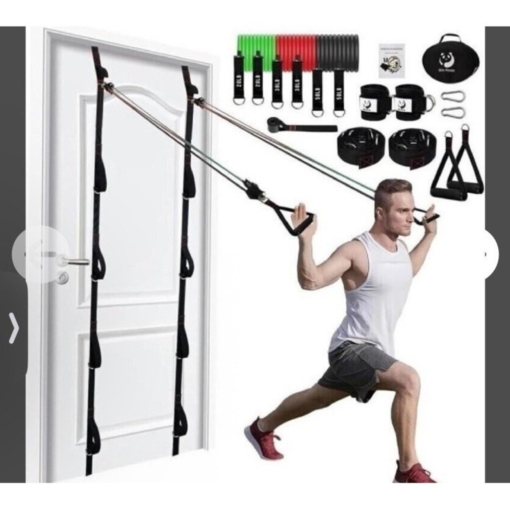 Fitness Resistance Bands Set with Handles Door AnchorBand for Men Women Workouts